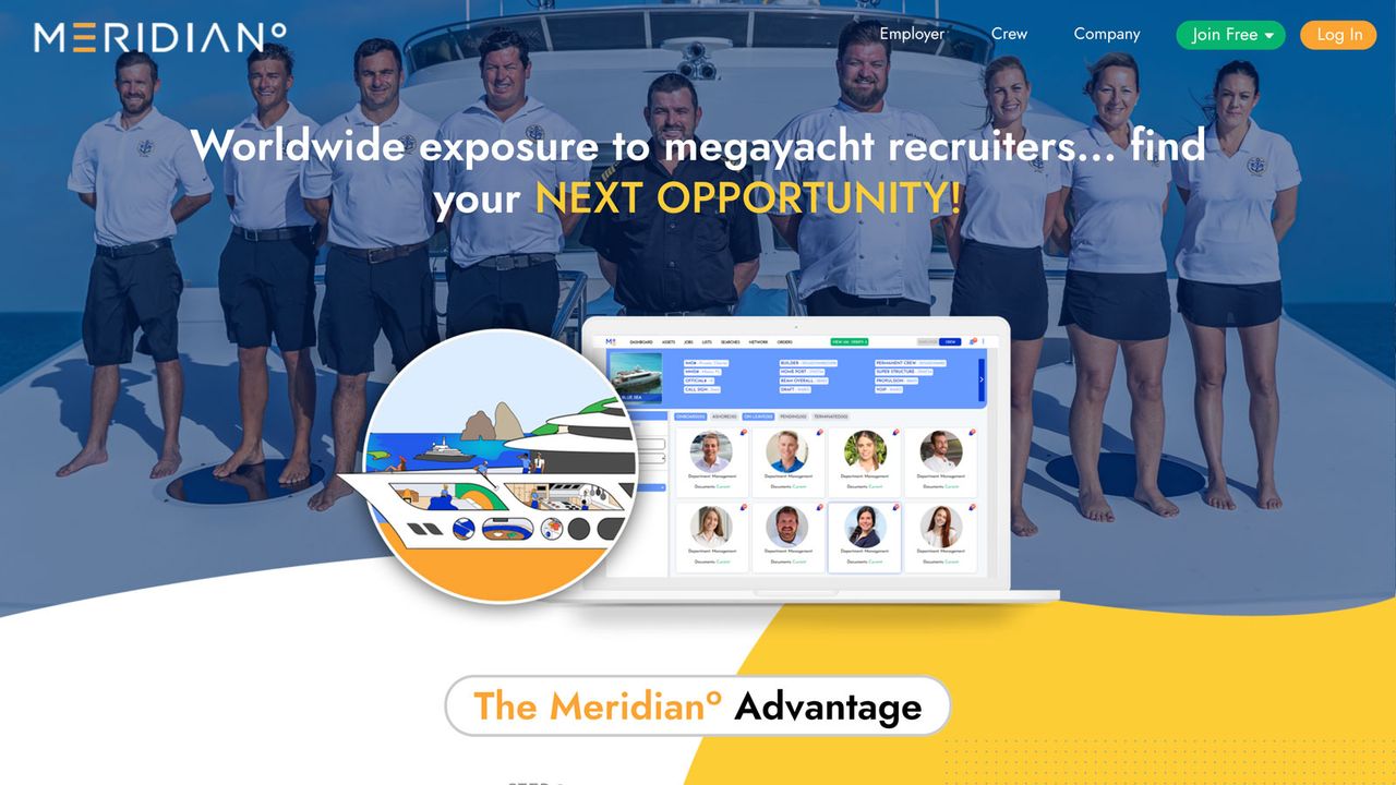 Meridian° Launches Yacht Crew Hiring Platform